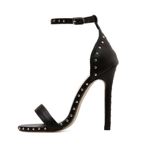 Studded Strappy High Heels